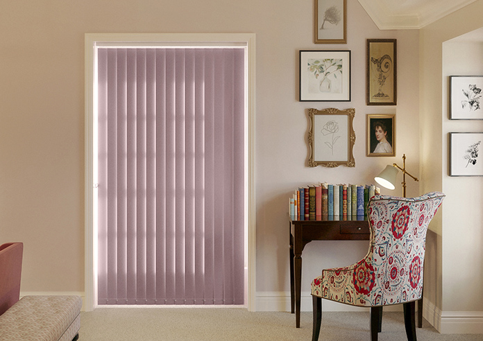 Trinity (Blackout), Soft Pink - Vertical Blind - Image 6